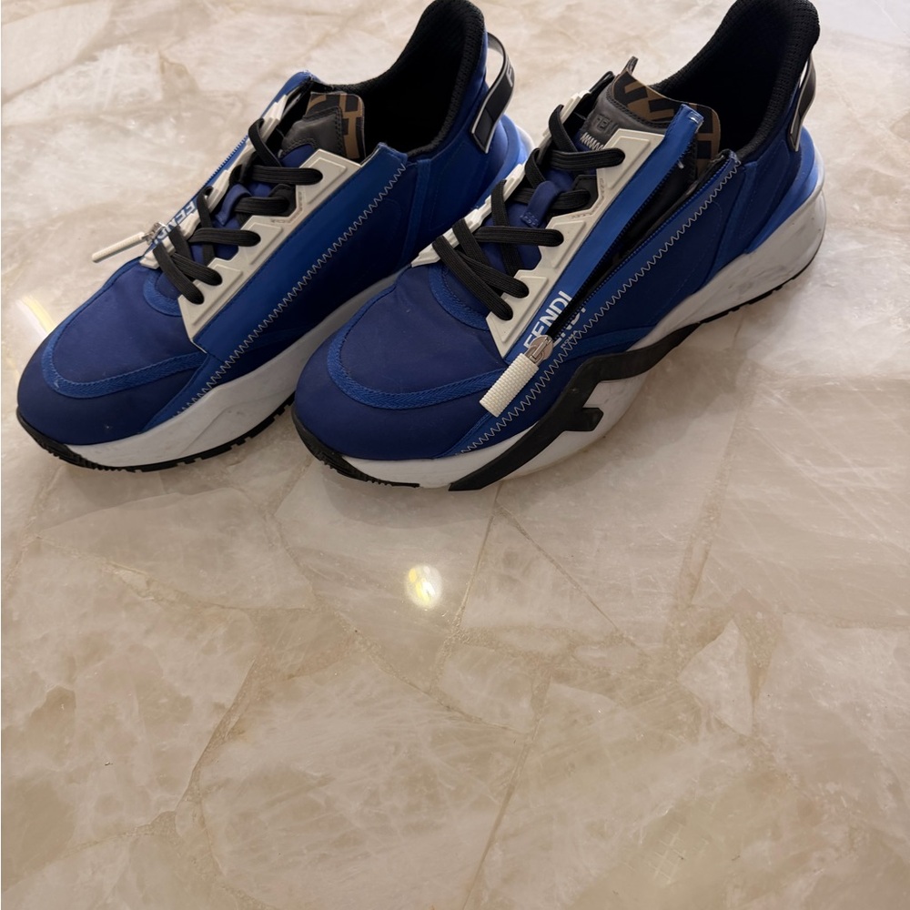 Fendi Navy and Black Athletic Shoes - Picture 2 of 3